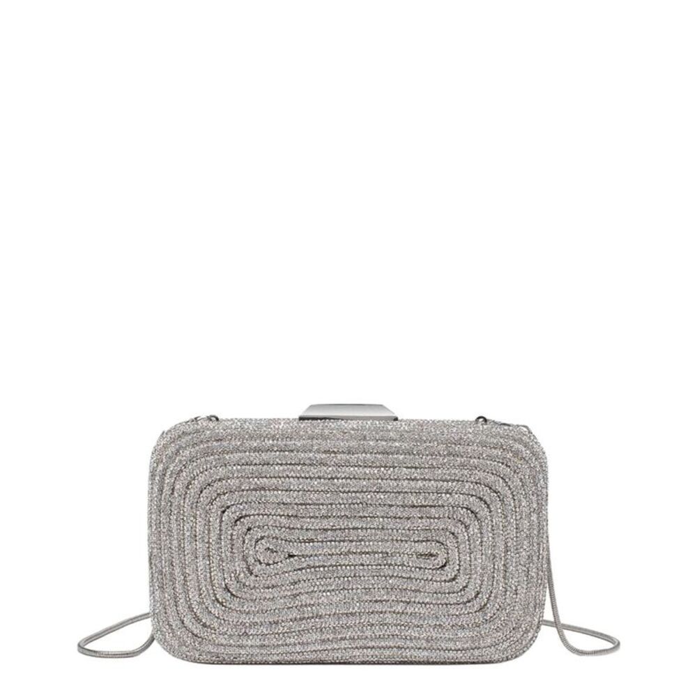 Urban Expressions Shireen Evening Clutch, Silver